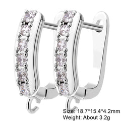Juya 2Pcs Earring Hook Clasps