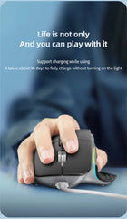 2.4G Wireless RGB Bluetooth Mouse