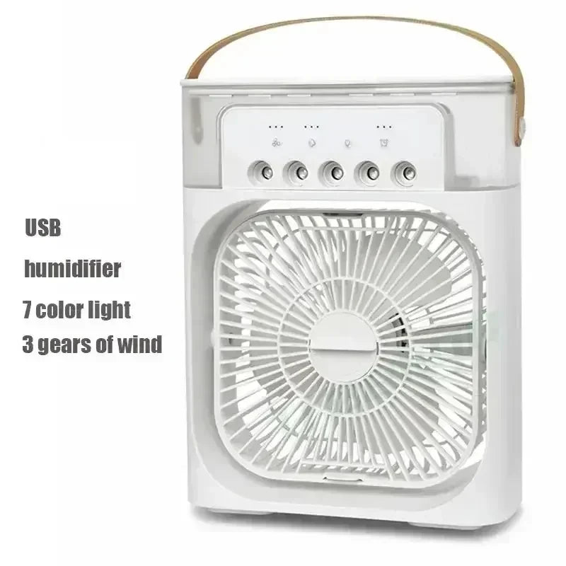 3-in-1 Mini USB Humidifier Fan