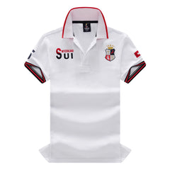 Switzerland Embroidery Polo Tee