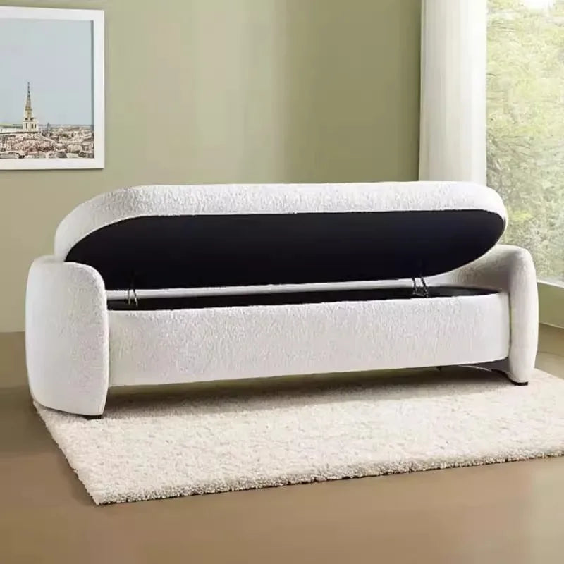 Nordic Vanity Pouf Foot Stool