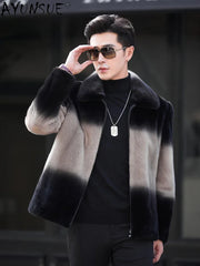 AYUNSUE Men’s Mink Jacket