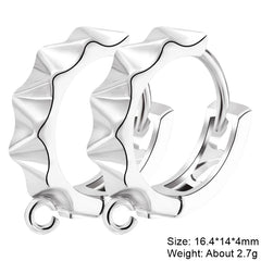 Juya 2Pcs Earring Hook Clasps