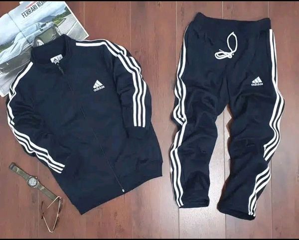 Adidas tracksuit lycra (NavyBlue) - DigiTech ecom Store