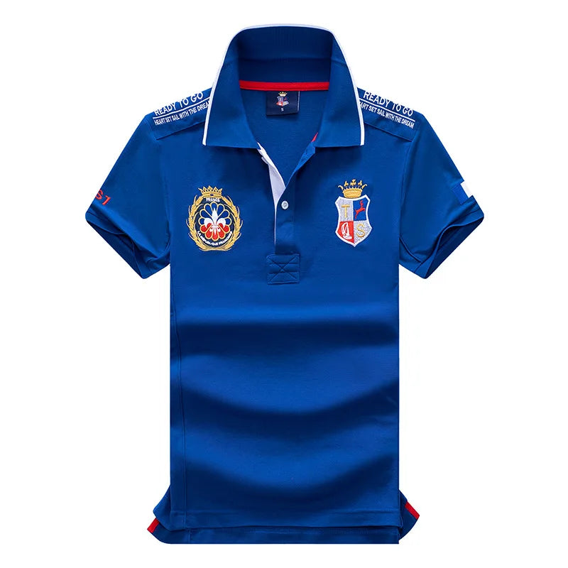 Switzerland Embroidery Polo Tee