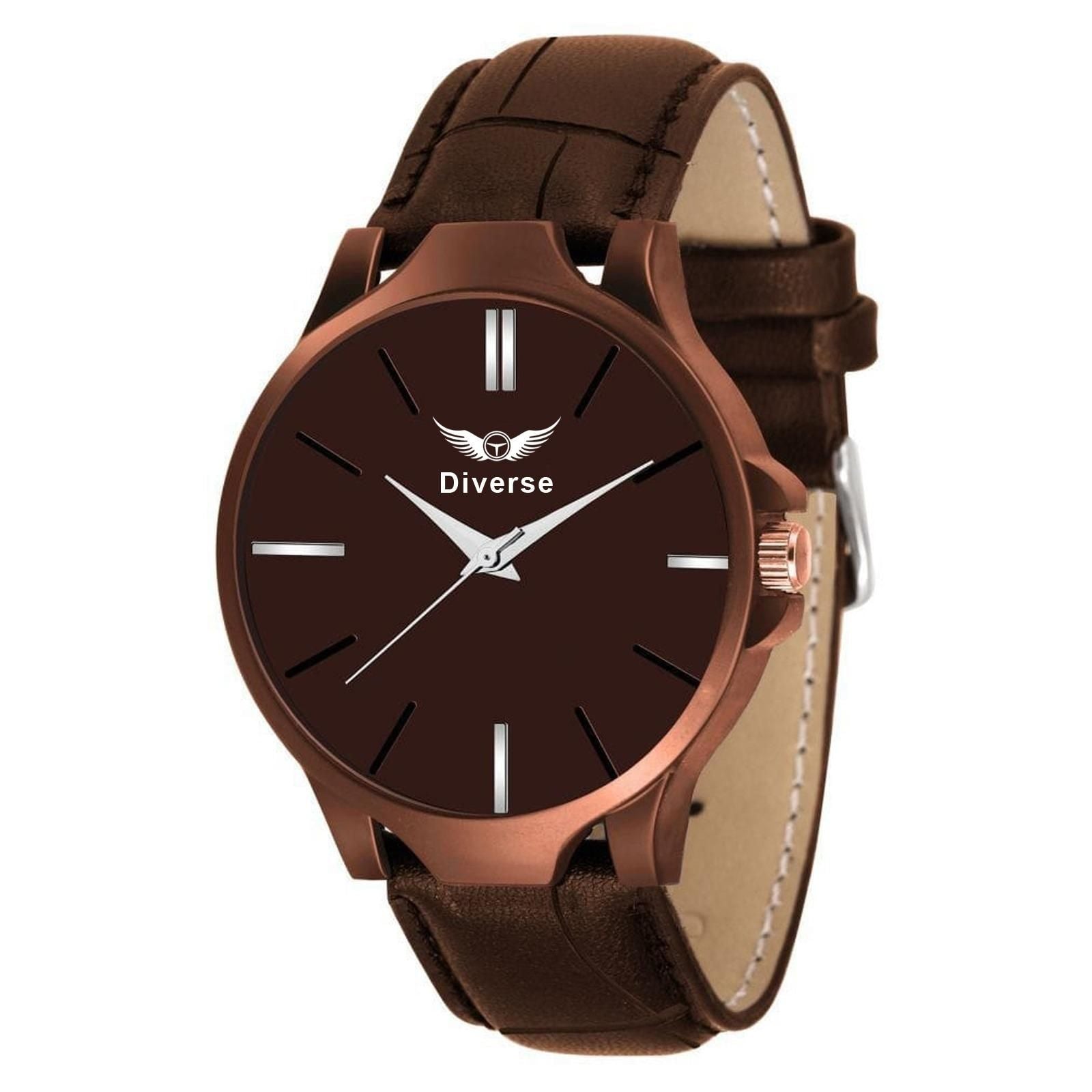 BD Men's Analog Leather Watch - DigiTech ecom Store