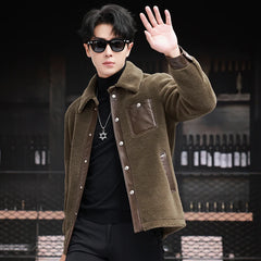 AYUNSUE Men’s Wool Coat