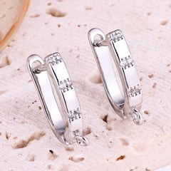 Juya 2Pcs Earring Hook Clasps