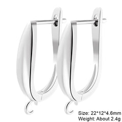 Juya 2Pcs Earring Hook Clasps