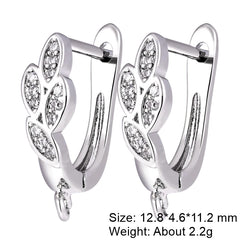 Juya 2Pcs Earring Hook Clasps