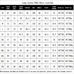 Classic New Men's Long Polo Shirts Striped Design Cotton Breathable Full Sleeve Casual Collar T Shirts for Men clothing - DigiTech ecom Store