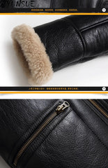 Winter Shearling Leather Jacket