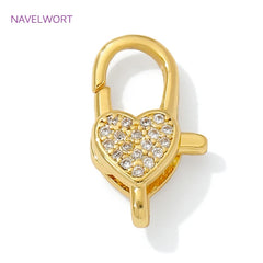 18K Gold Heart Clasp