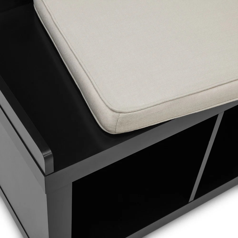 Indoor Storage Bench with 3 Compartments