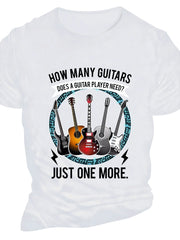 Plus Size Guitar T-shirt