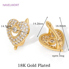 18K Gold Earring Hooks