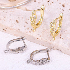 Juya 2Pcs Earring Hook Clasps