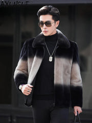 AYUNSUE Men’s Mink Jacket