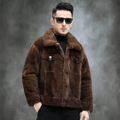 Winter Lapel Mink Coat