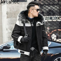 YOLANFAIRY Mink Fur Coat