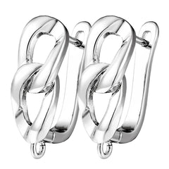 Juya 2Pcs Earring Hook Clasps