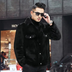 Winter Lapel Mink Coat