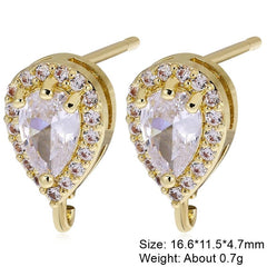 Juya 2Pcs Antiallergic Earwire Fasteners Basic Fixtures Earring Hook Clasps Accessories For DIY Women's Charms Earrings Making - DigiTech ecom Store