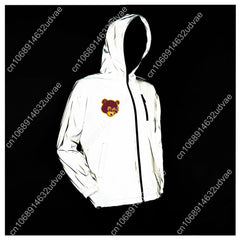 Kanye West Reflective Jacket Mens Womens Coat Hooded Windbreaker Runing Pocket Jackets Cycling Hiking Zipper Customized Hoodie - DigiTech ecom Store