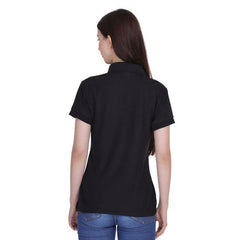 Ketex Black Cotton Blend Polo Neck Tshirt - DigiTech ecom Store