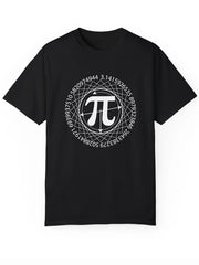 Men's Casual Pi Graphic T-Shirt - Soft Cotton, Short Sleeve, Machine Washable - Ideal for Summer Outdoor Activities & Novelty - DigiTech ecom Store