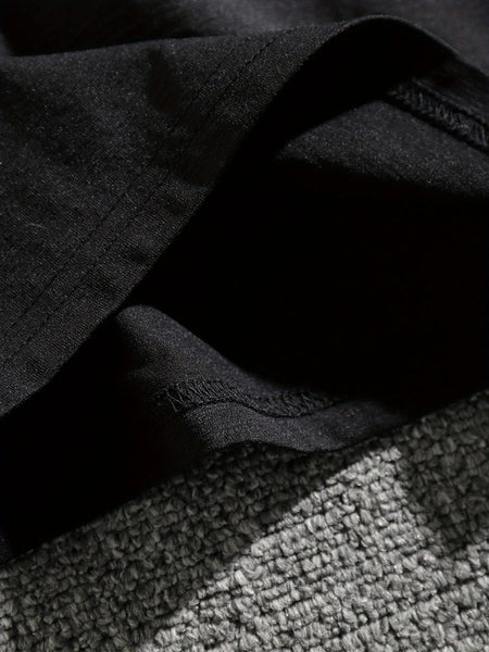 Men's Crew Neck "With This Great Body Who Needs Hair" Graphic Tee - Casual Polyester Knit T-Shirt with Slight Stretch - DigiTech ecom Store