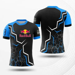 Red Bull Racing Men's 2025 Summer New Sports Quick - Drying T-Shirt Women's Breathable Outdoor Leisure Sports Tops - DigiTech ecom Store