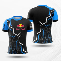 Red Bull Racing Men's 2025 Summer New Sports Quick - Drying T-Shirt Women's Breathable Outdoor Leisure Sports Tops - DigiTech ecom Store