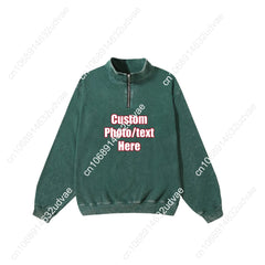 Scouts of America Retro Sweatshirt Man Woman Teenager Vintage Pullover Half Zipper Sweat Shirt Photo Custom Long Sleeved Tshirt - DigiTech ecom Store