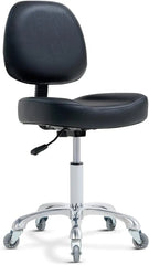 Vanity Rolling Chair Esthetician Shop Stool With Wheels,Ergonomic Lash Arml Office Chair, Desk Chair For Makeup Bedroom - DigiTech ecom Store